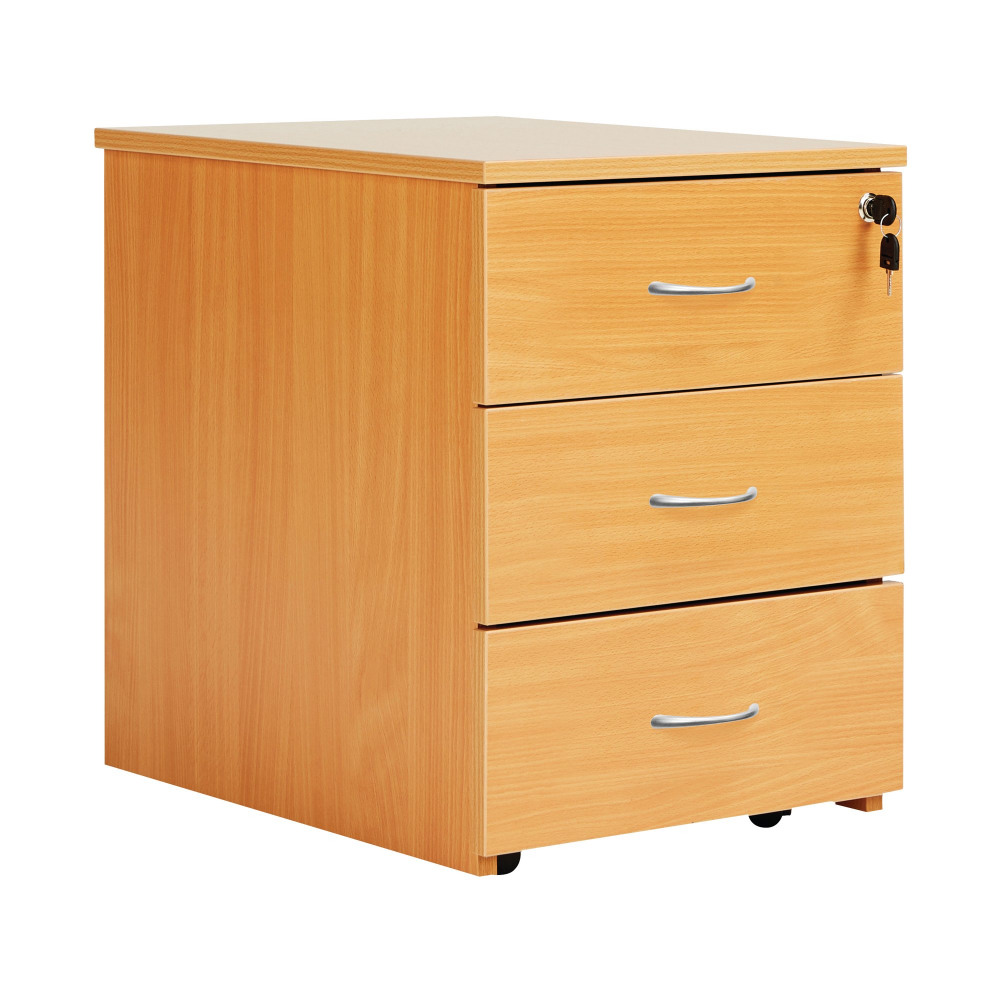 SERRION 3 DRW MOB PED BAVARIAN BEECH