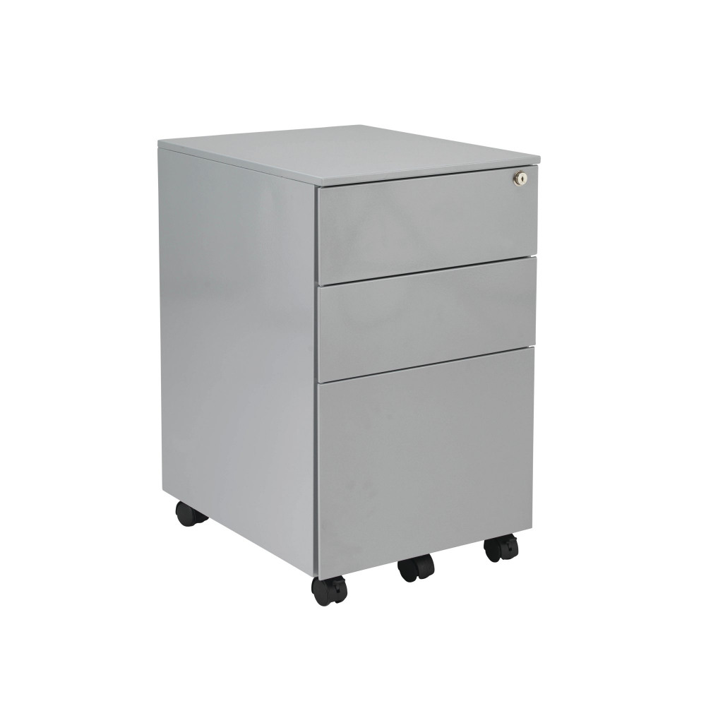 JEMINI 3 DRW MOB PED SILVER