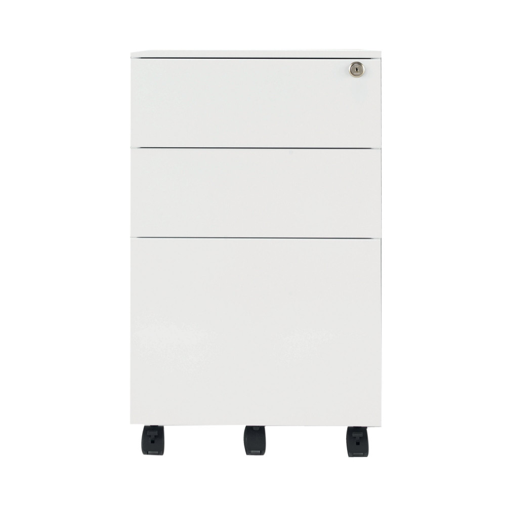 JEMINI 3 DRW MOB PED WHITE