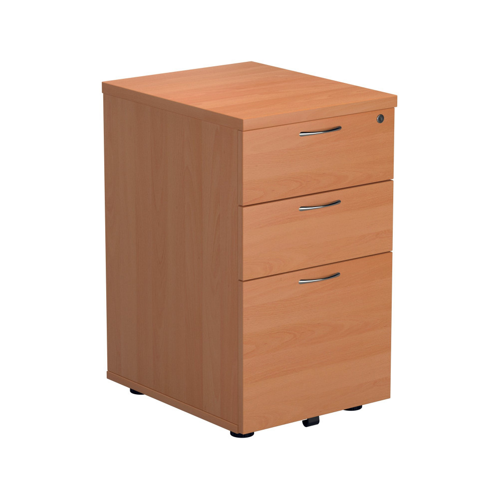 JEMINI 3DRW UNDER DESK PED V2 BEECH