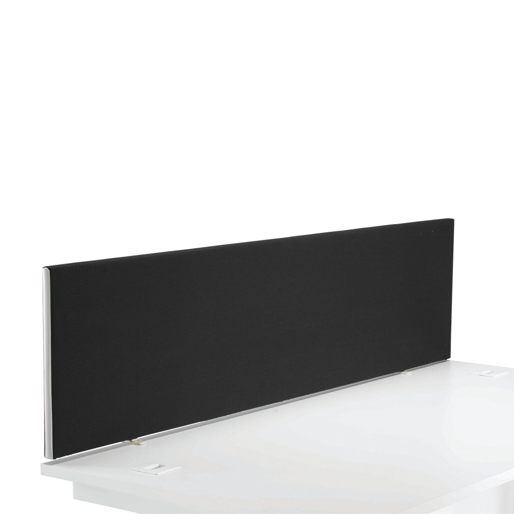 FIRST DESK MTD SCREEN 1600X400 BLK