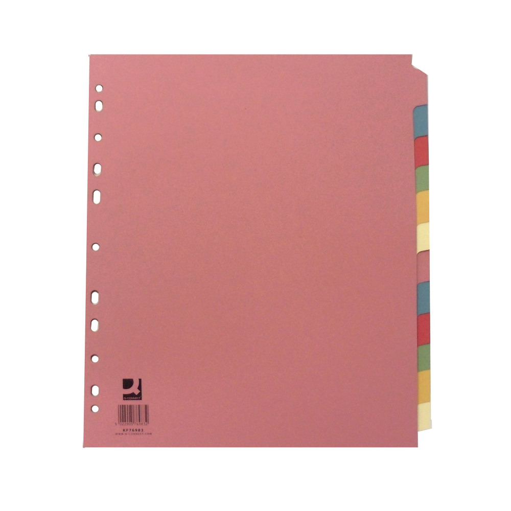 EX WIDE SUBJECT DIVIDER A4 12PART
