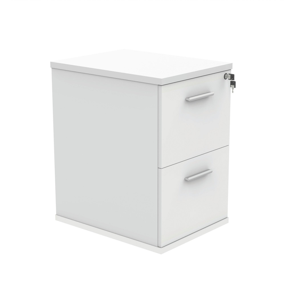 POLARIS 2 DRW FILING CABINET ARC WHT