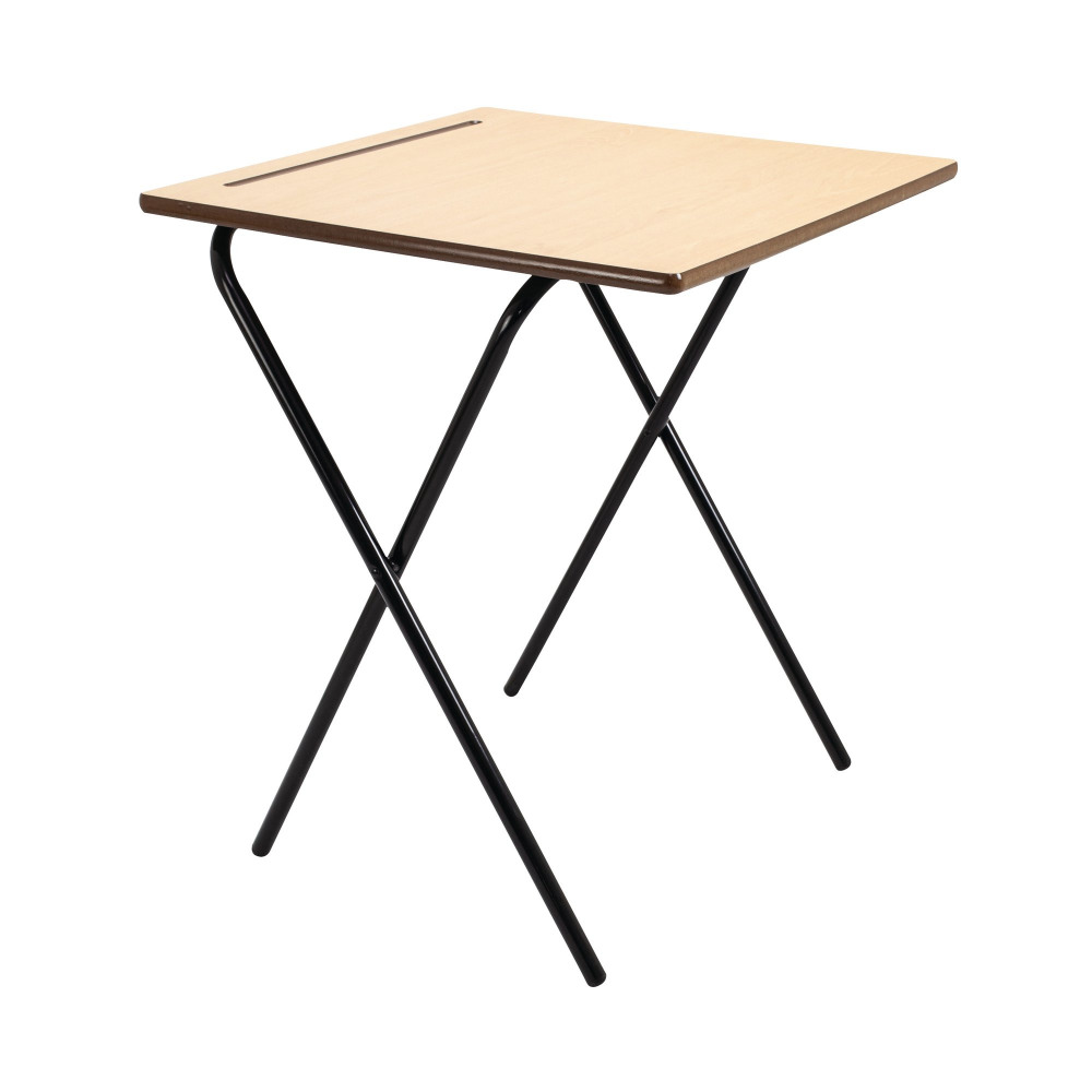 TITAN FOLDING EXAM DESK MDF BEECH