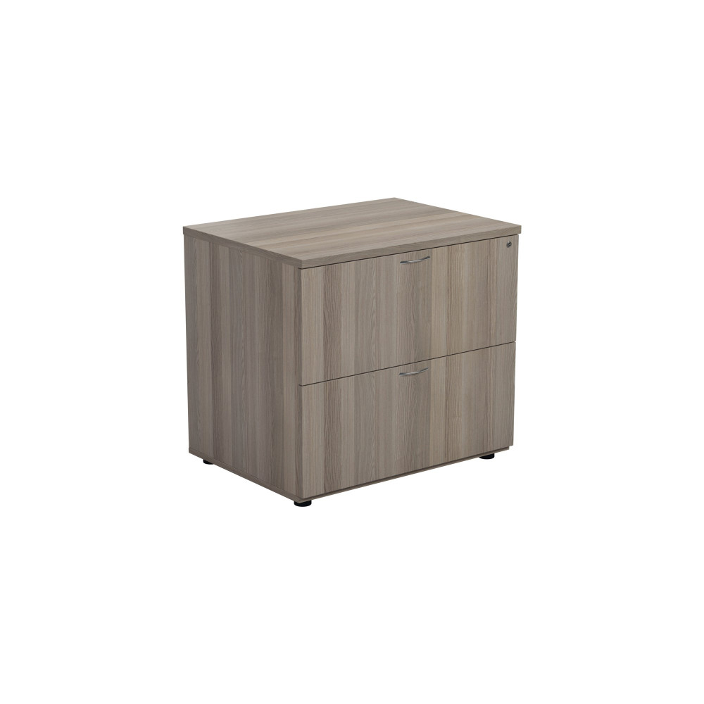 JEMINI 2 DRW SIDE FILING GREY OAK