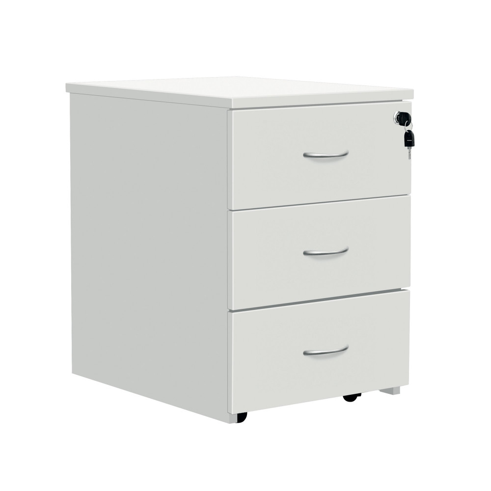 SERRION ECO 18 3 DRW PED WHITE