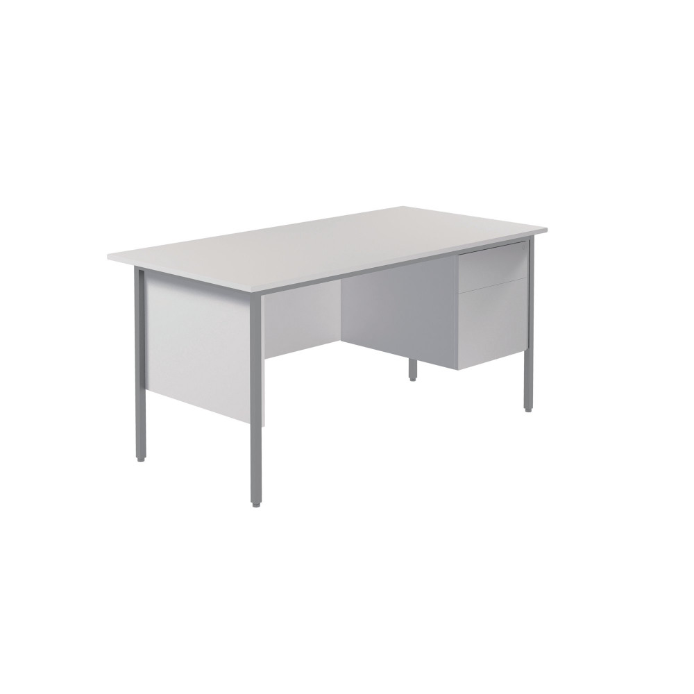 SERRION RECT 2 DRW PED WHITE