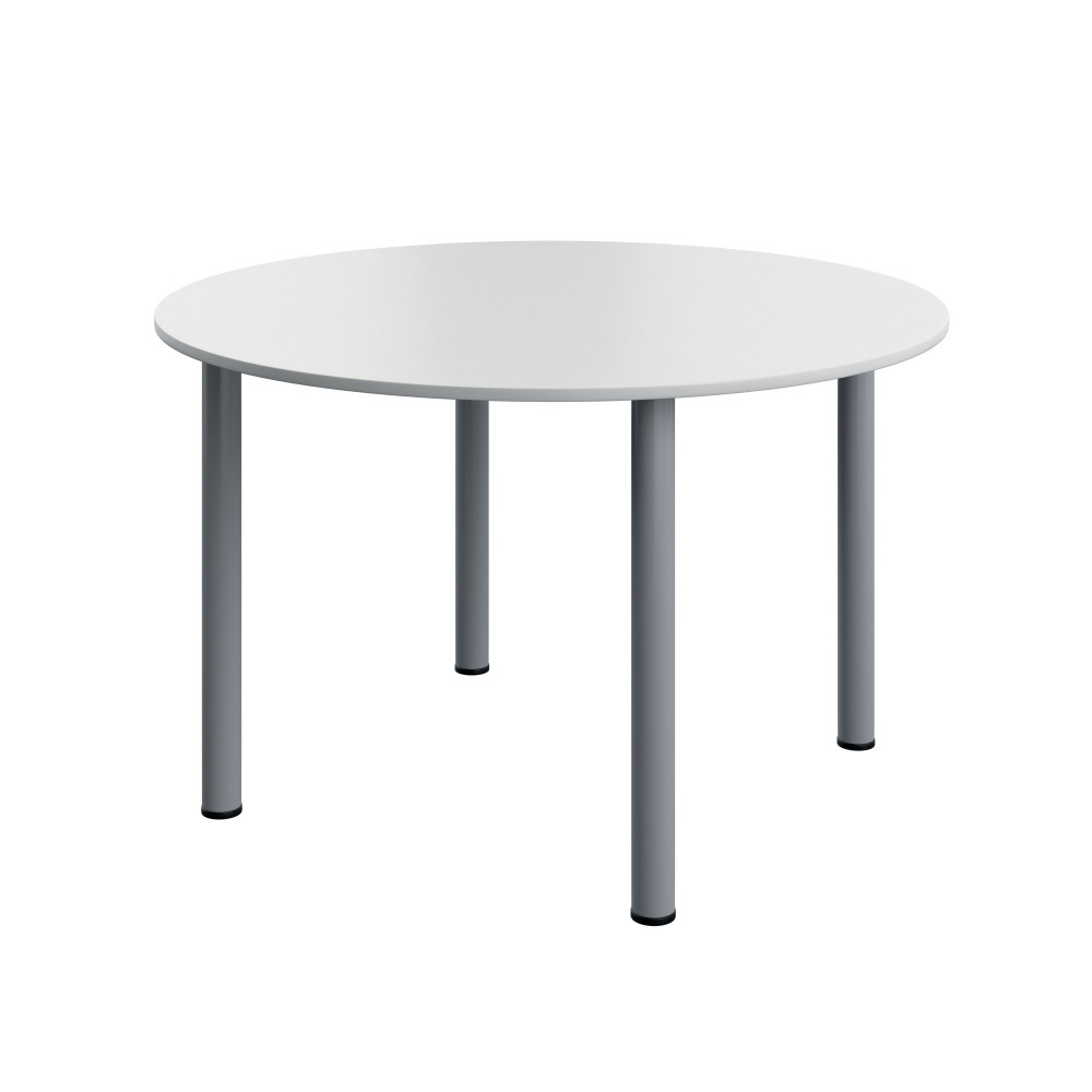 POLE LEG RND MTE TBL 1200X1200 WHITE