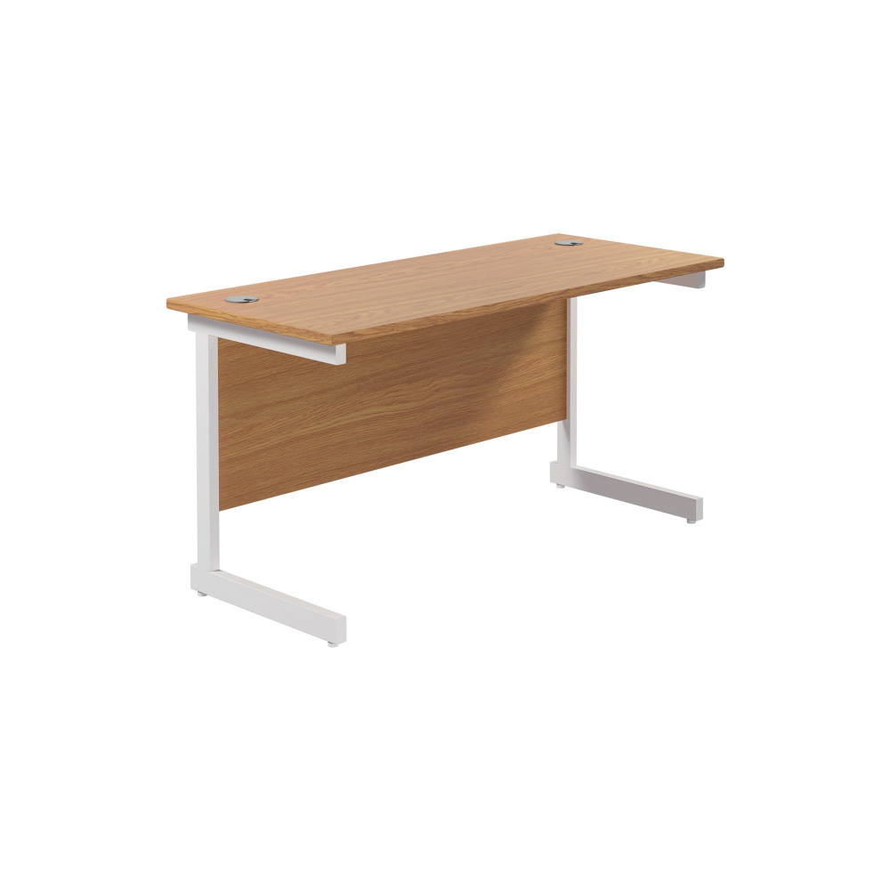 JEMINI SINGLE RECT DESK 1400 N/OAK