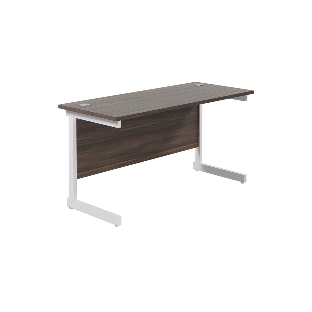 JEMINI SINGLE RECT DESK 1400 D/WAL