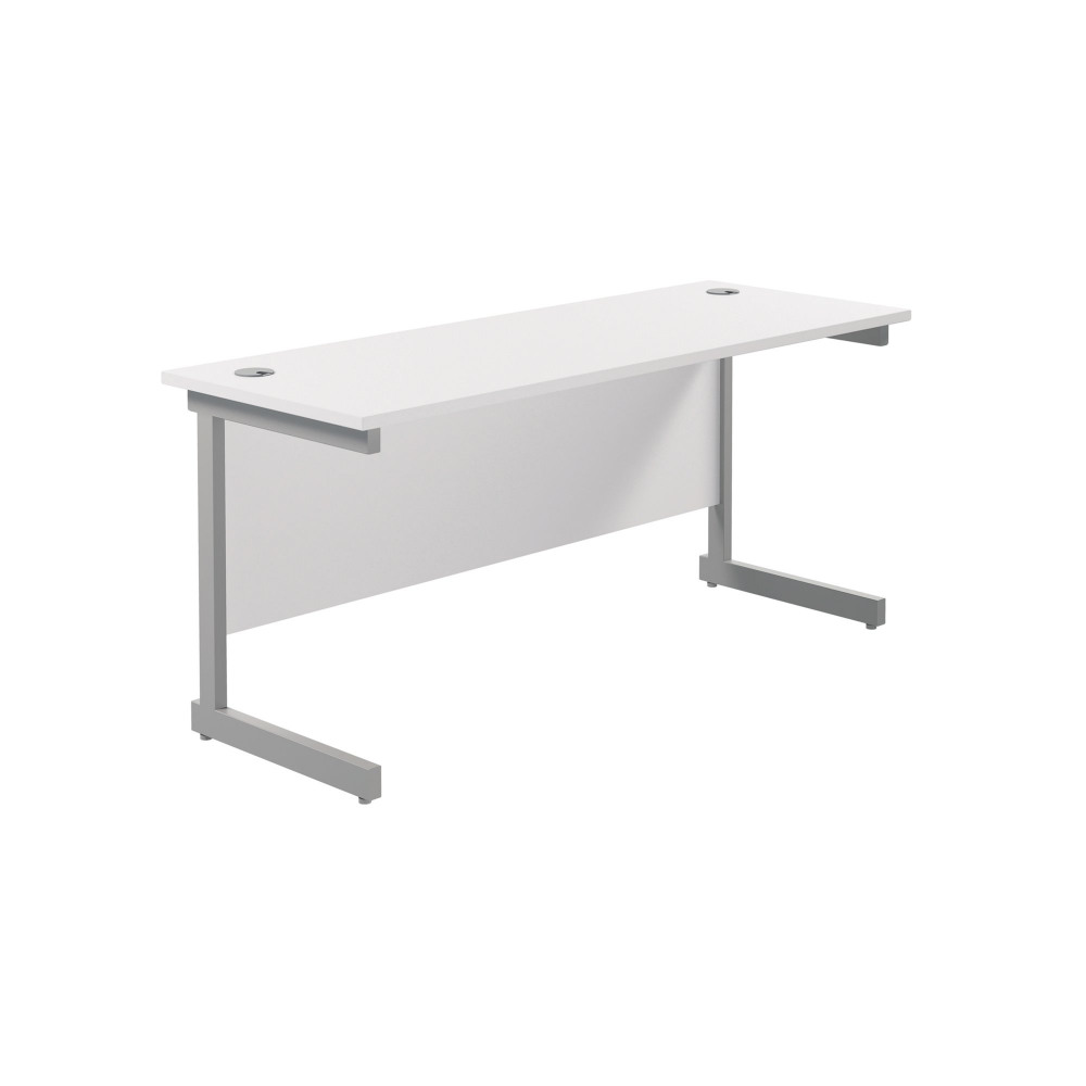 JEMINI SINGLE RECT DESK 1800 WHITE