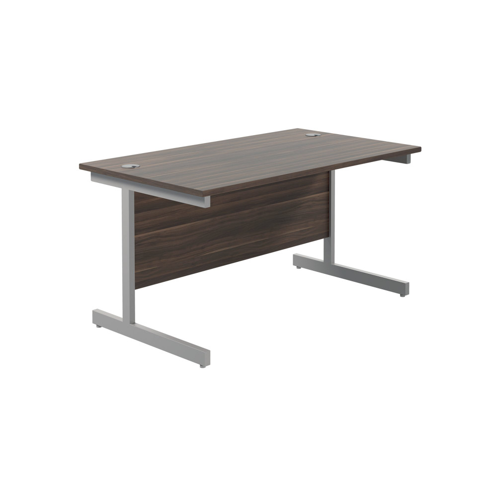 JEMINI RECT DESK 1200 D/WAL/SLV