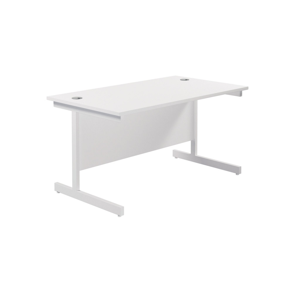JEMINI SINGLE RECT DESK 1200 WHITE