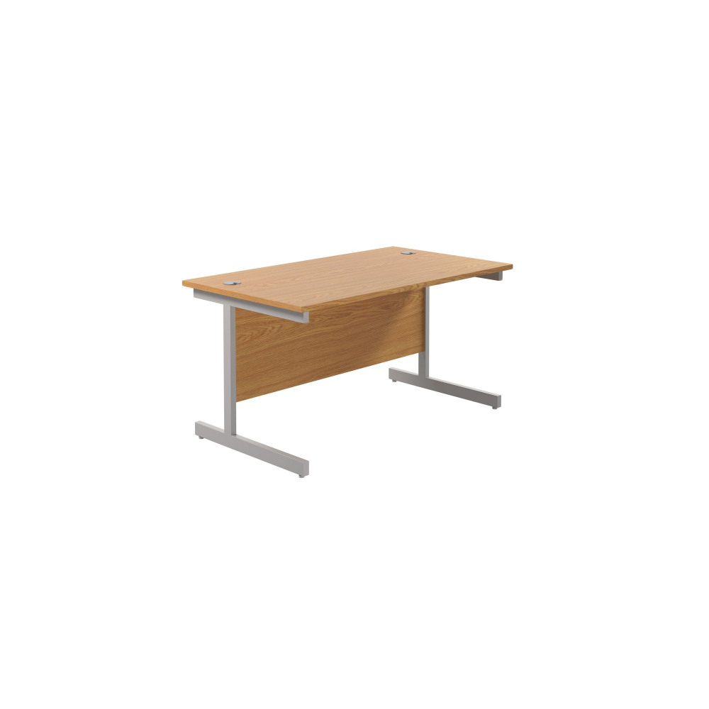 JEMINI SINGLE RECT DESK 1400 N/OAK