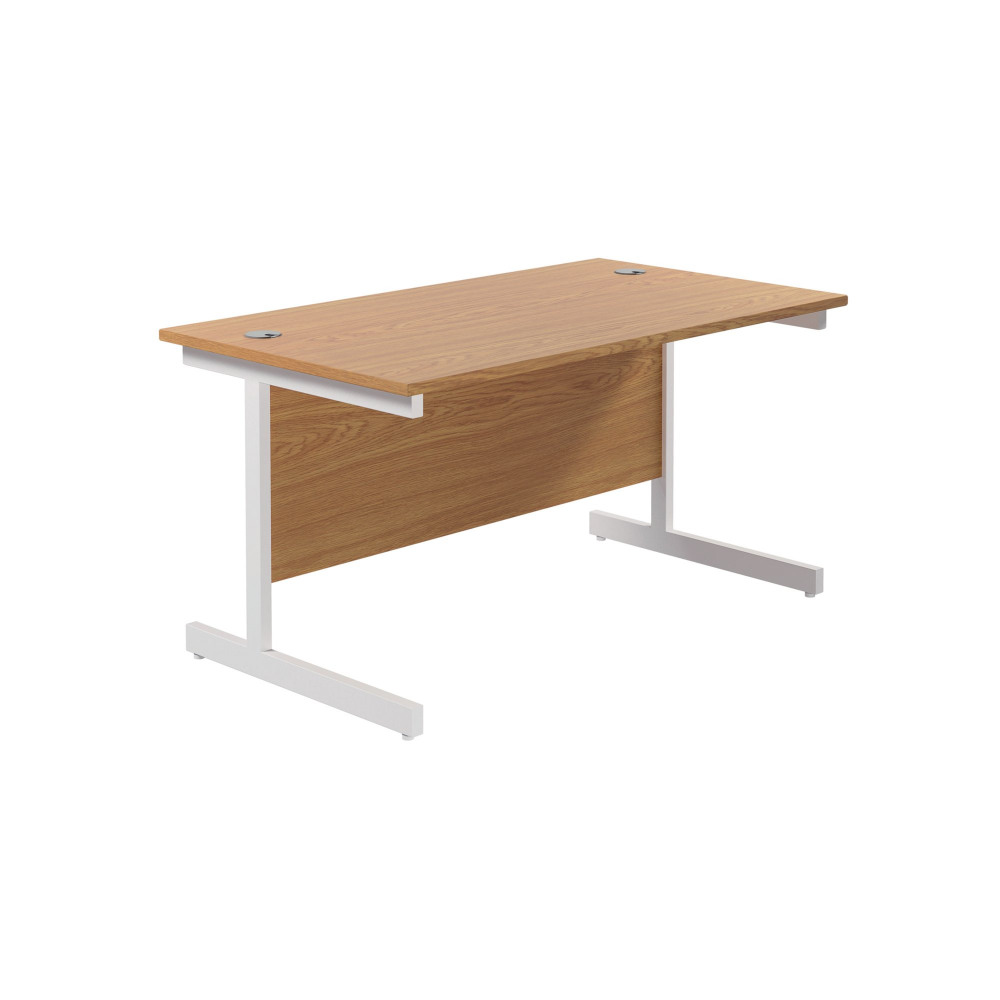JEMINI SINGLE RECT DESK 1400 N/OAK