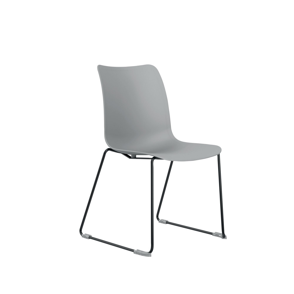 JEMINI FLEXI SKID CHAIR GREY