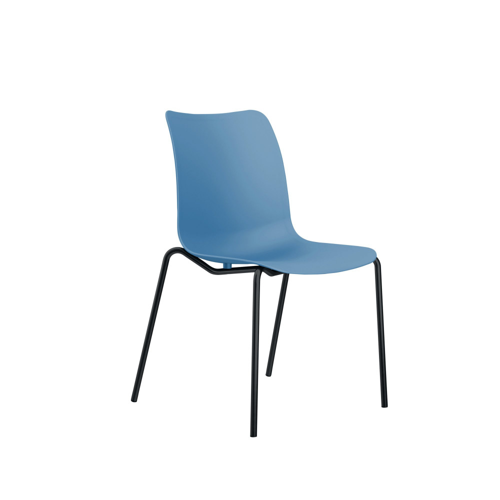 JEMINI FLEXI 4 LEG CHAIR BLUE