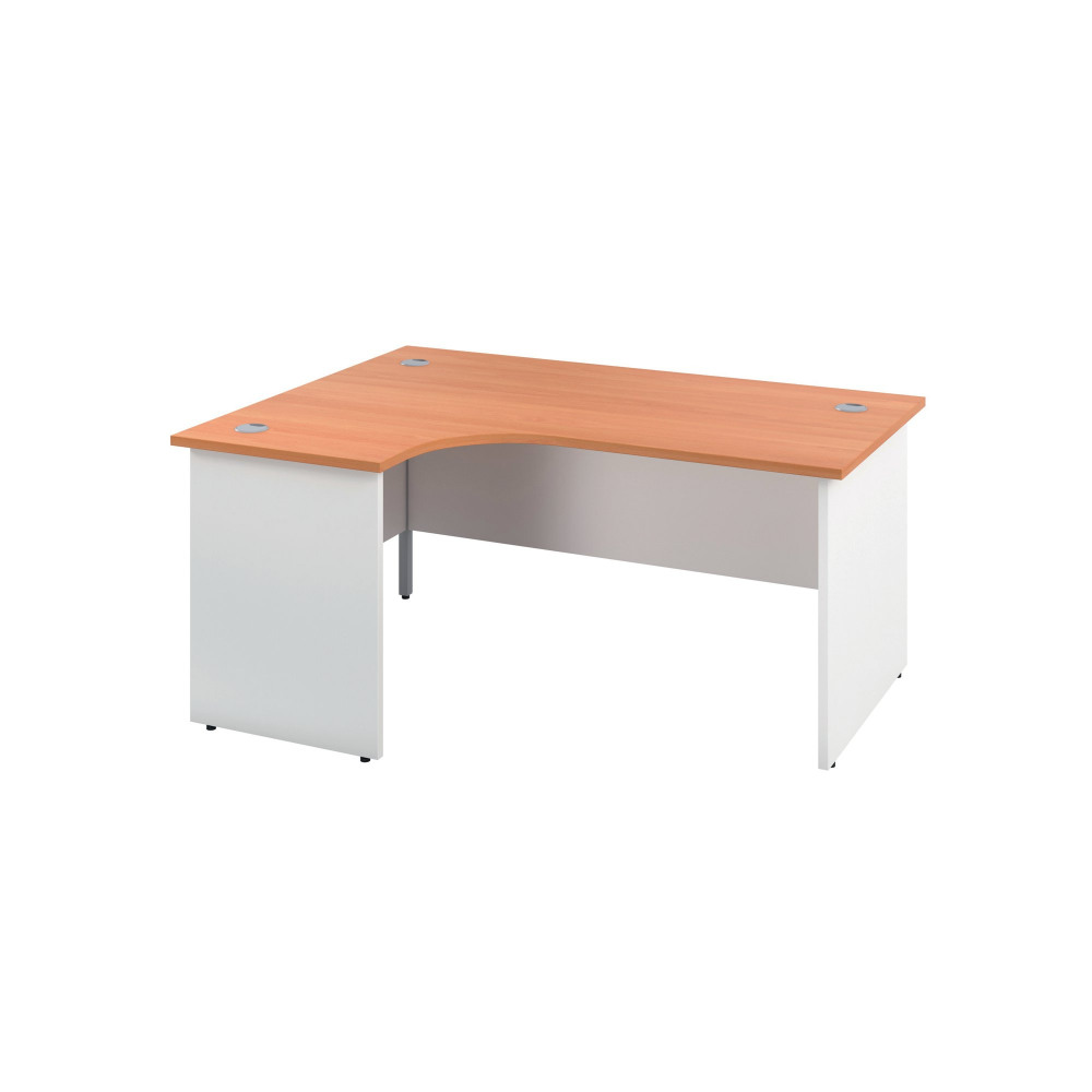 JEMINI SWITCH RDL LH DESK BEECH/WHT