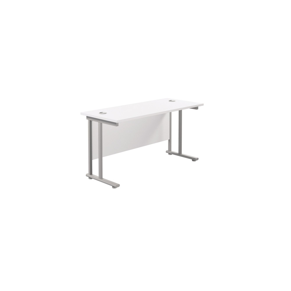 JEMINI RECT CANT DESK 1400X600 WHT