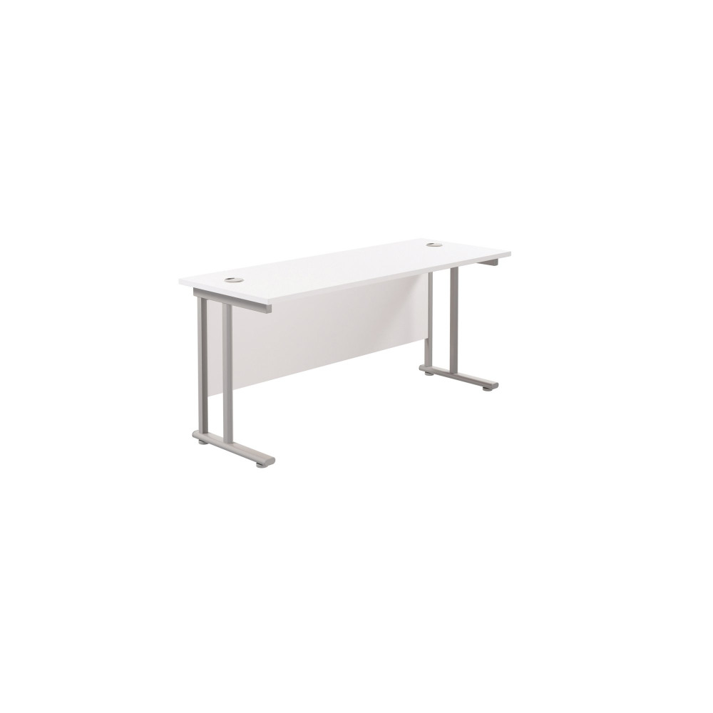 JEMINI RECT CANT DESK 1600X600 WHT