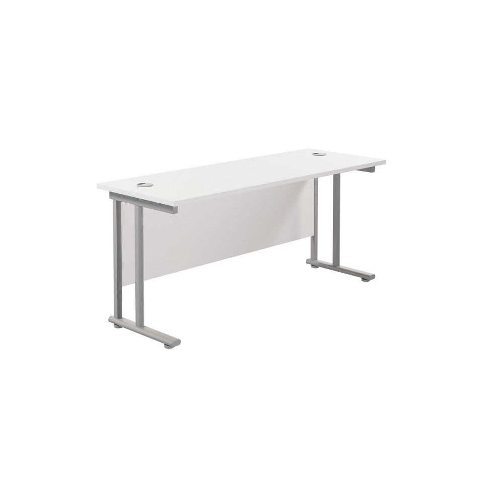 JEMINI RECT CANT DESK 1800X600 WHT