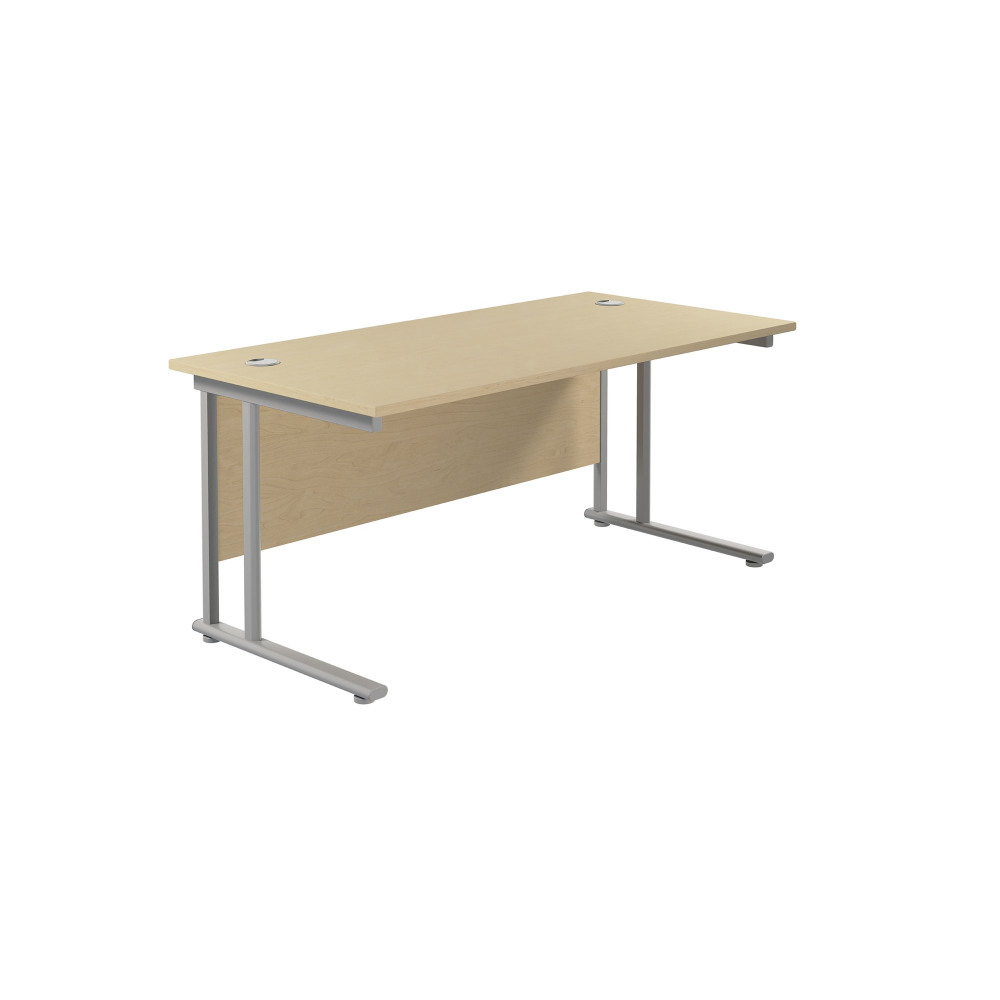 JEMINI RECT CANT DESK 1600X800 MPLE