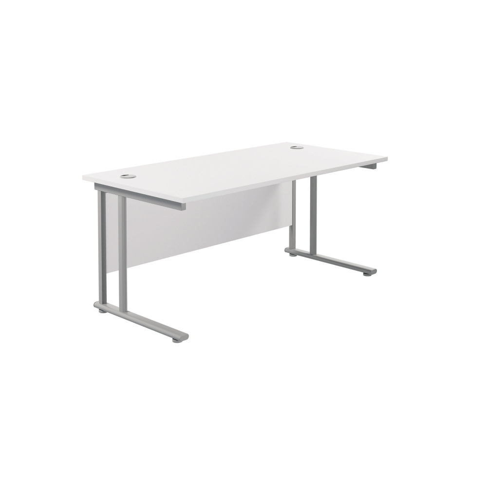 JEMINI RECT CANT DESK 1800X800 WHT
