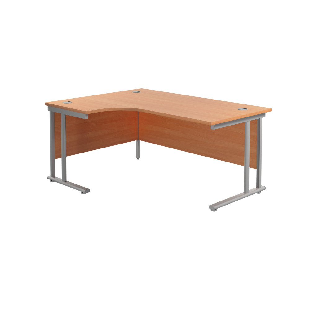 JEMINI RDL LH CANTILEVER DESK BEECH