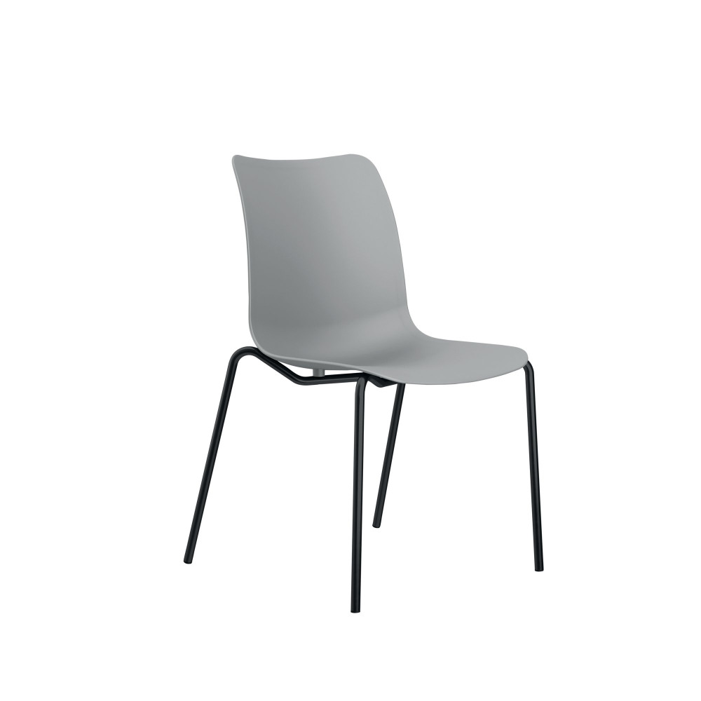 JEMINI FLEXI 4 LEG CHAIR GREY