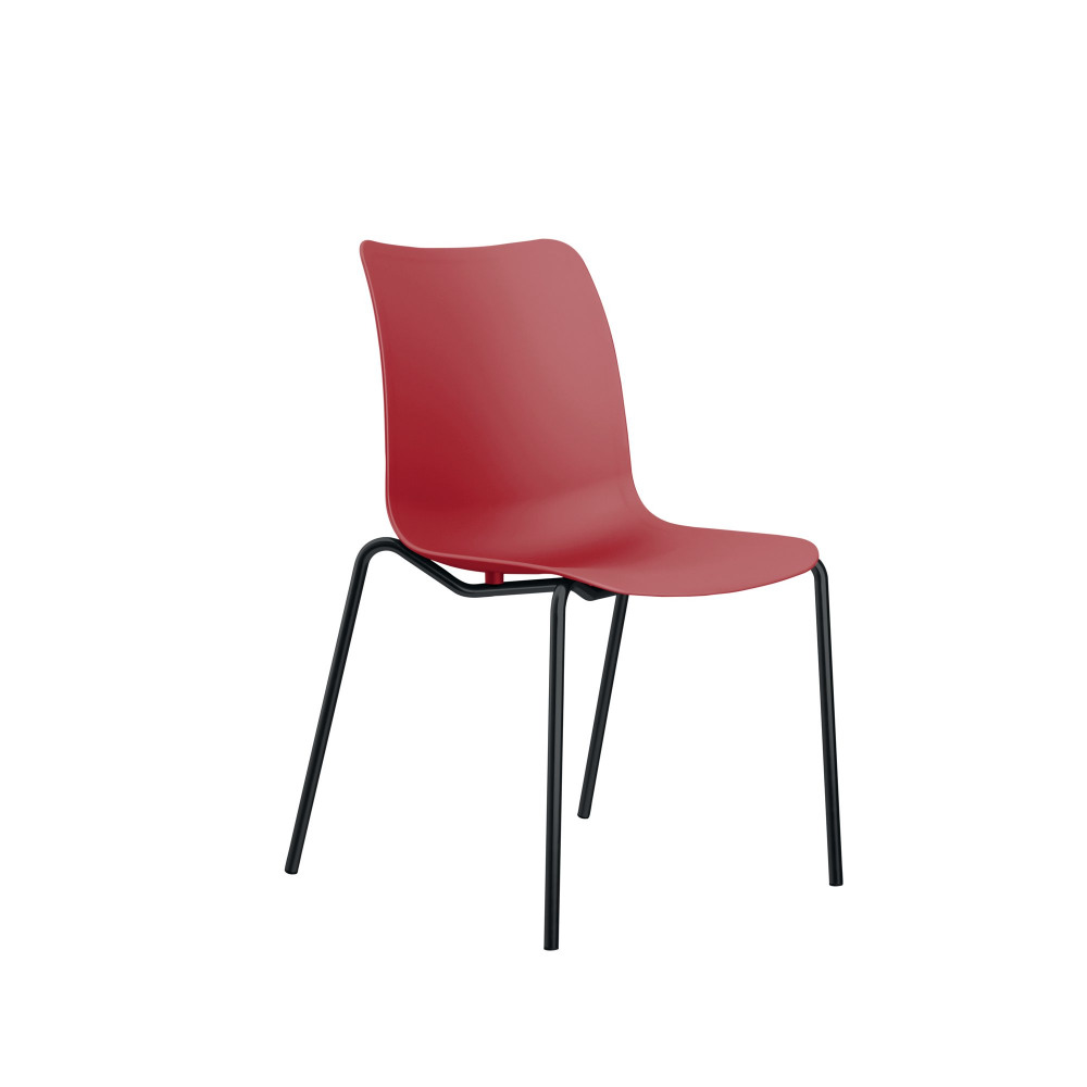 JEMINI FLEXI 4 LEG CHAIR RED