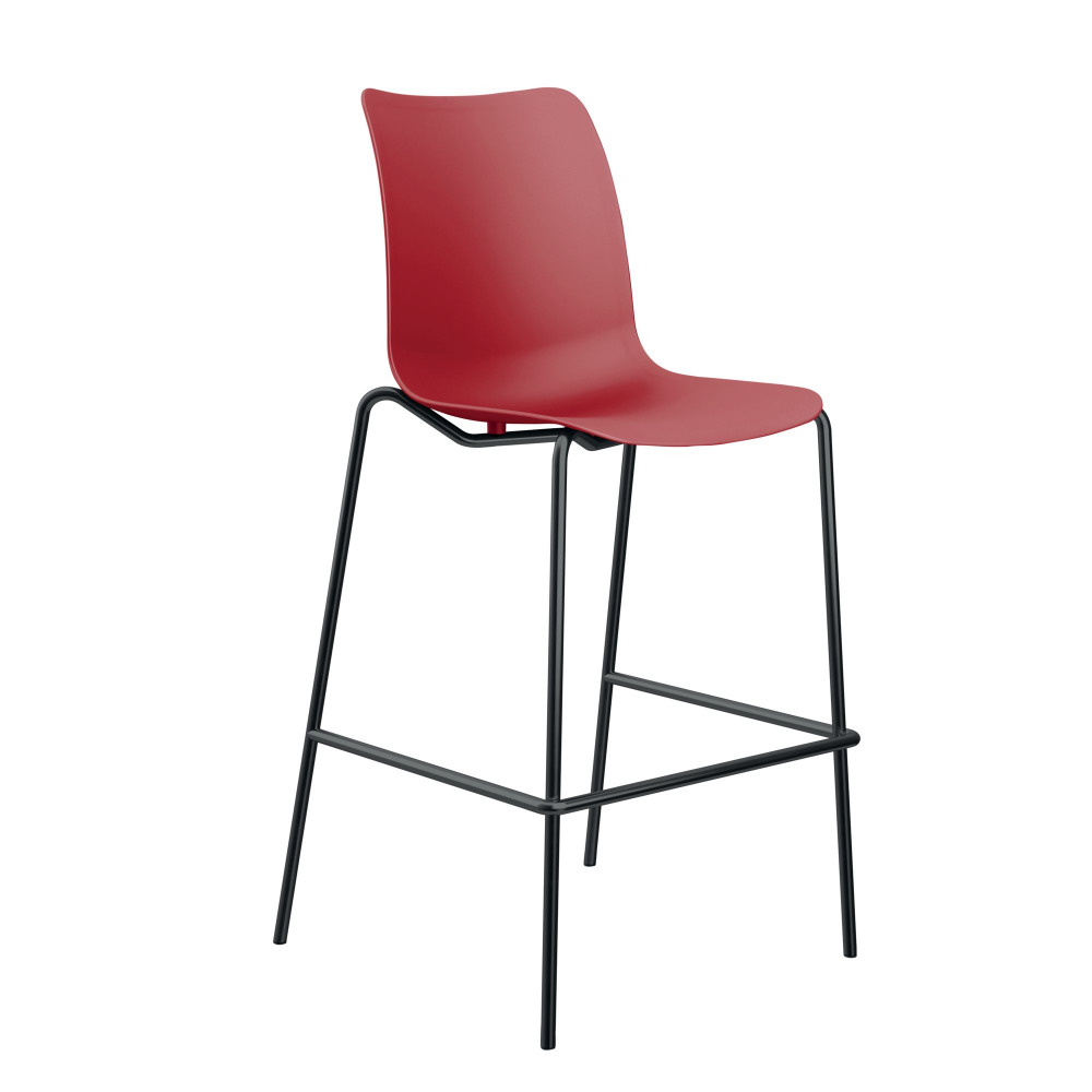 JEMINI FLEXI HIGH STOOL RED