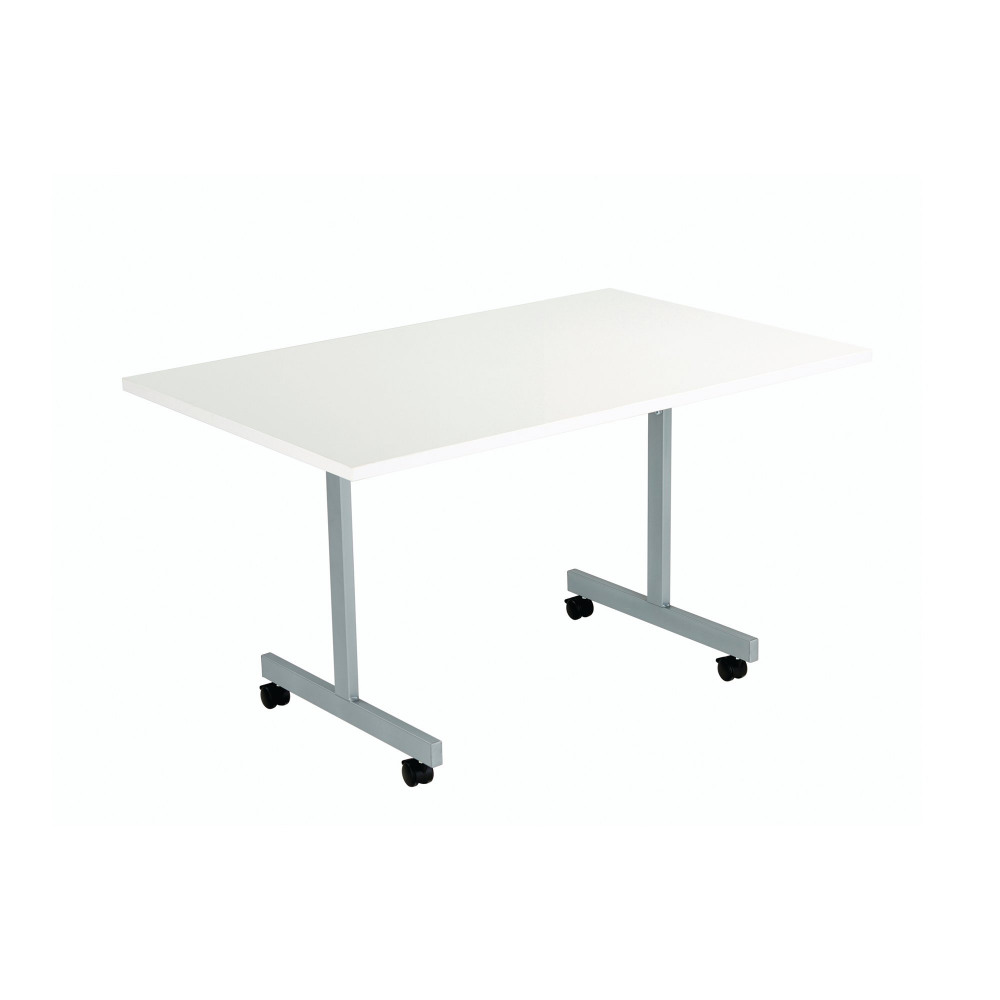 JEMINI RECT TTGTBL 1200X800 WHT/SLV