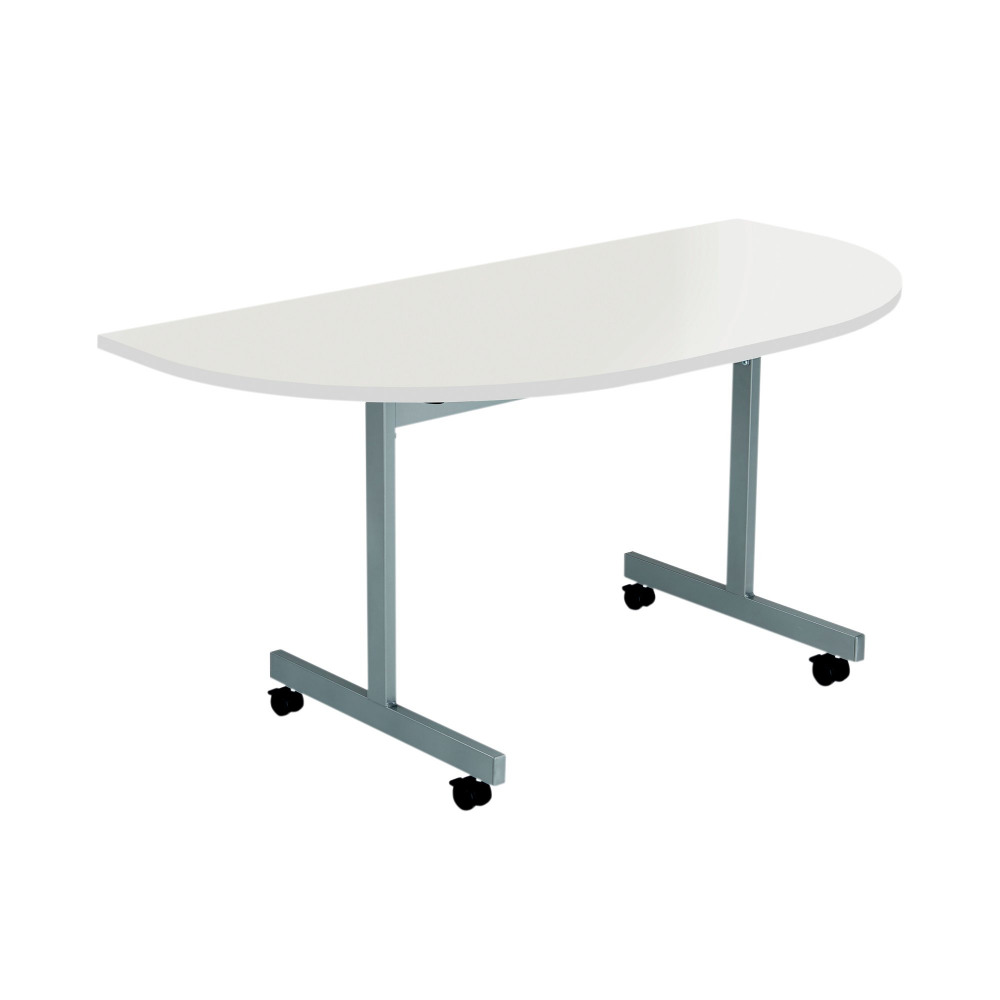 JEMINI D-END TILT TABLE 700 WHITE