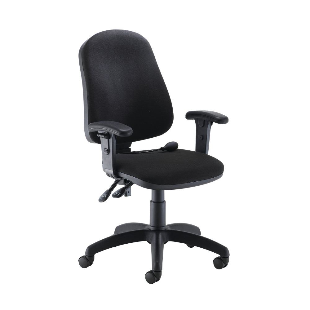 JEMINI INTRO PST CHAIR WITH ARMS BLK