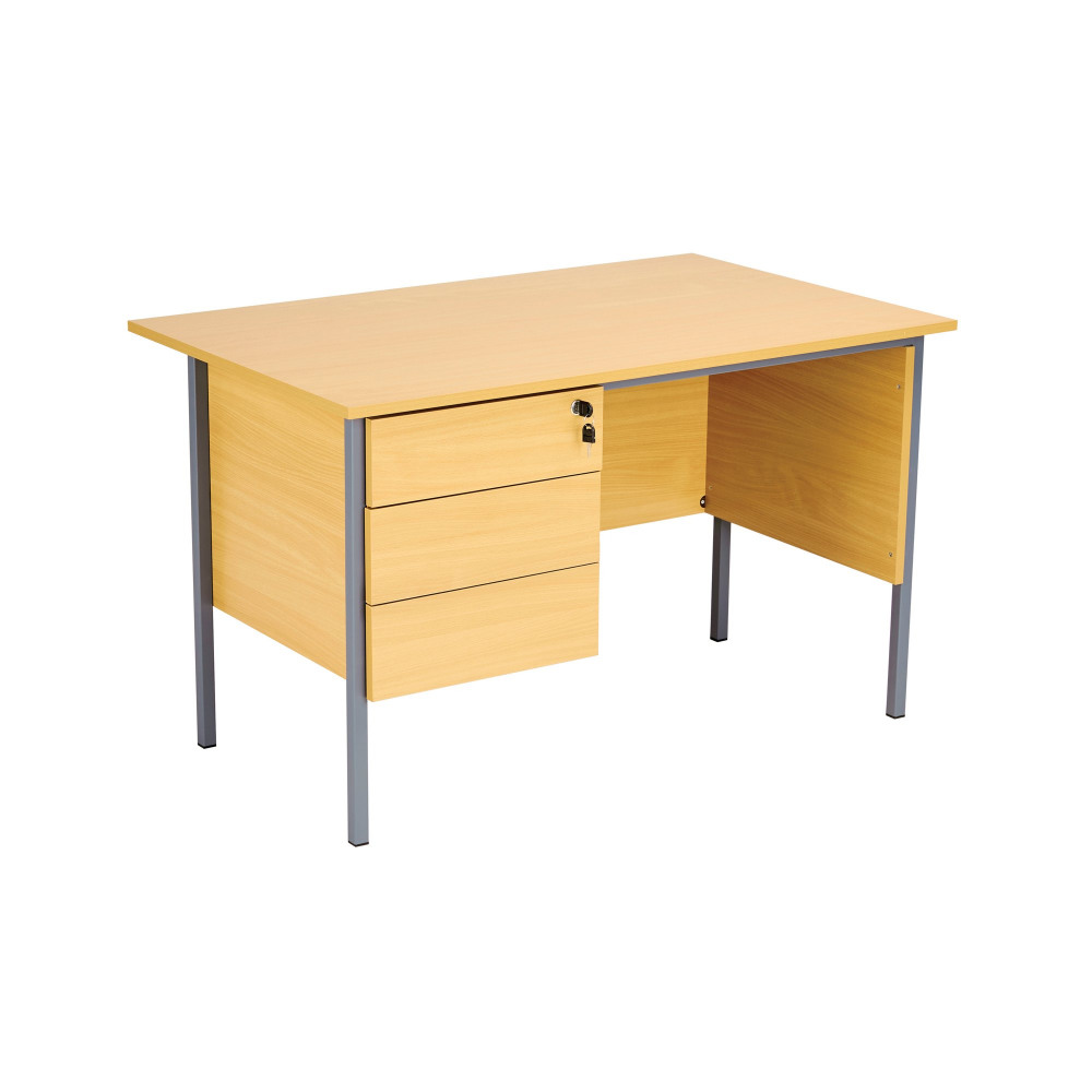 SERRION RECT 3 DRW PED OAK