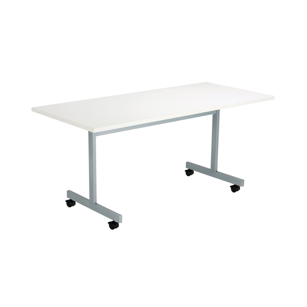 JEMINI RECT TTGTBL 1600X800 WHT/SLV
