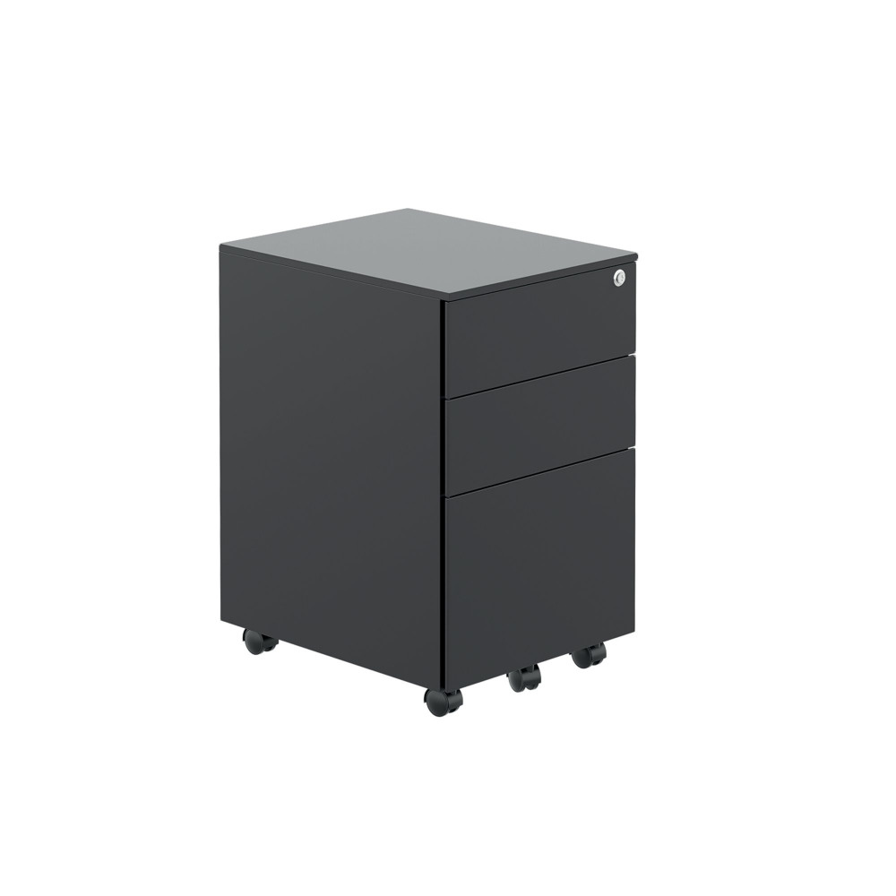 JEMINI CONTRACT 3 DRW MOB PED BLACK