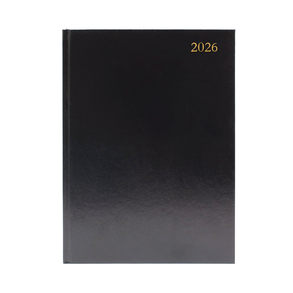 DESK DIARY DPP APPT A4 BLACK 2026