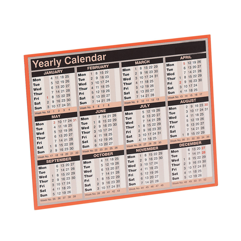YEAR TO VIEW CALENDAR 2024