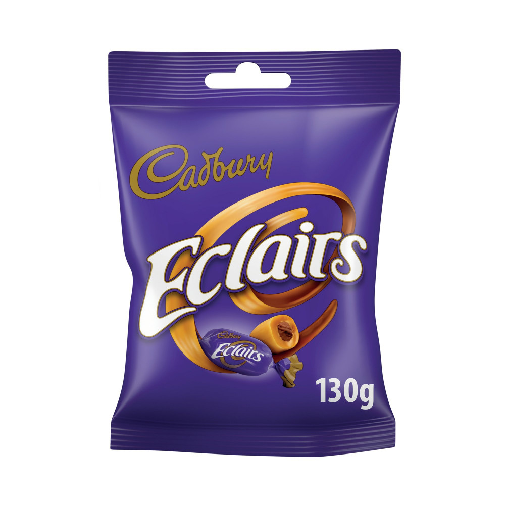 CADBURY CHOCOLATE ECLAIRS 130G PK12