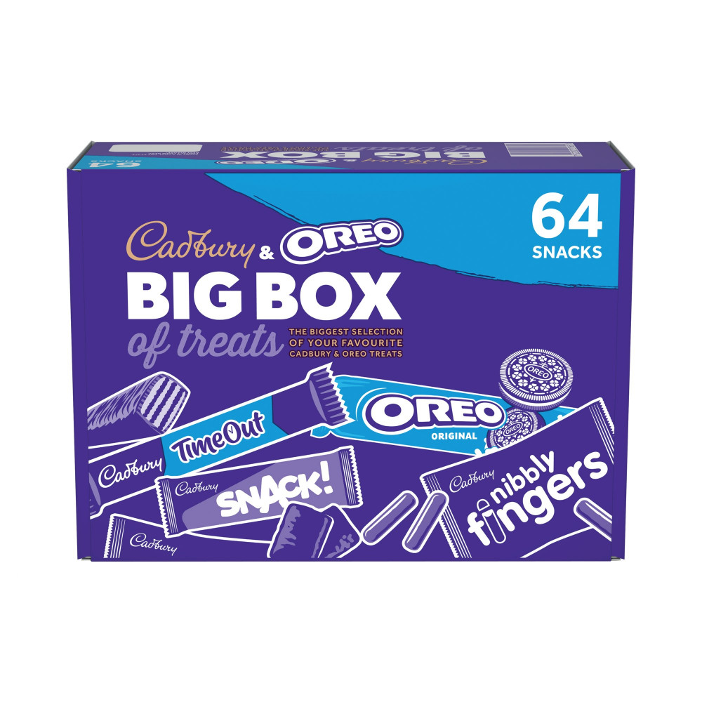 CADBURY AND OREO BIG 64 BOX TREATS