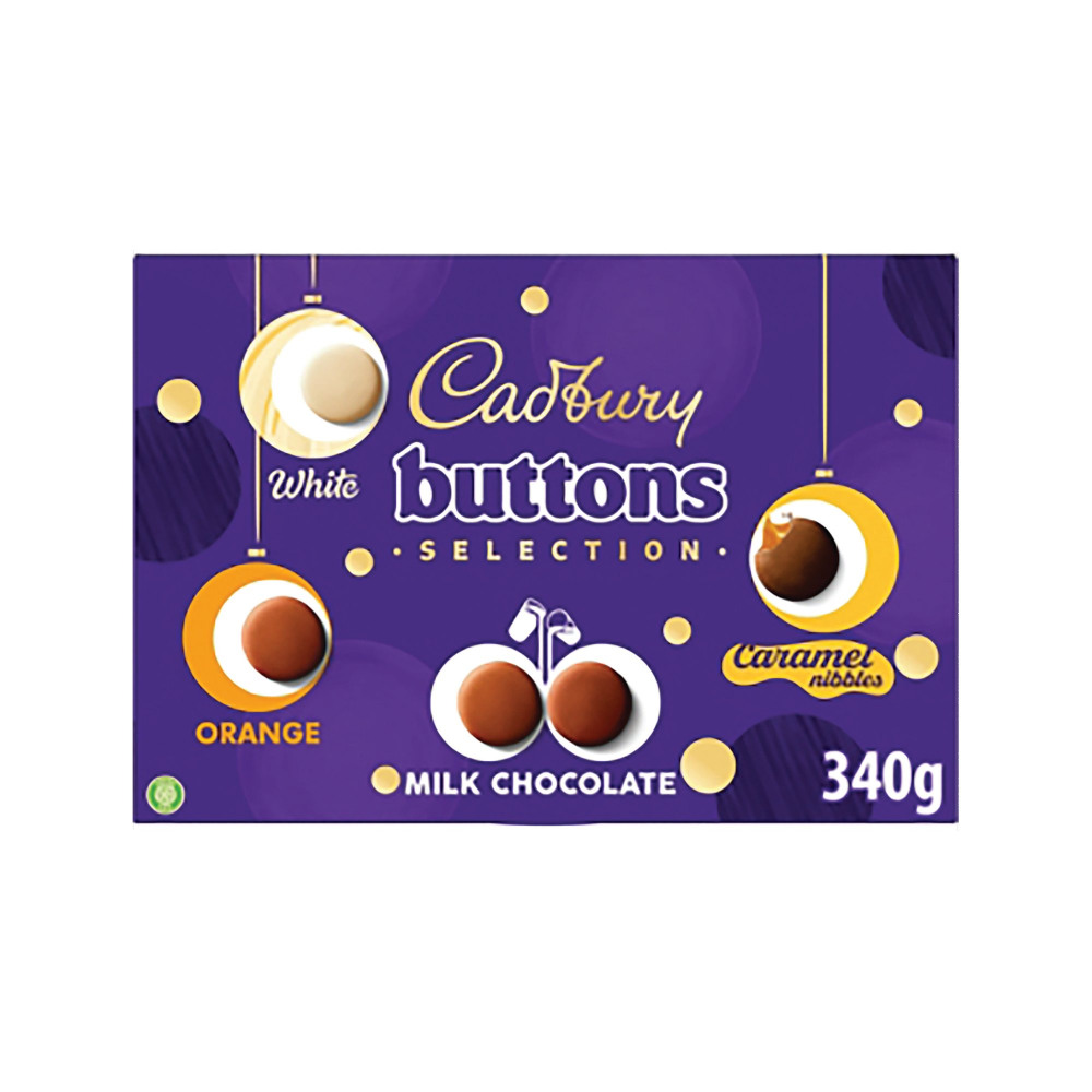 CADBURY BUTTONS SELECTION BOX 340G