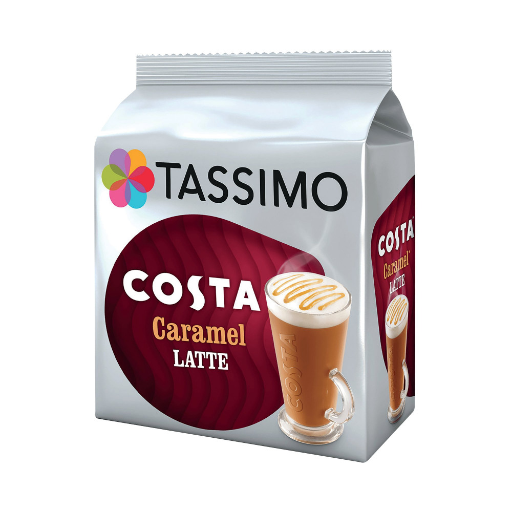 TASSIMO COSTA CARAMEL LATTE PK8