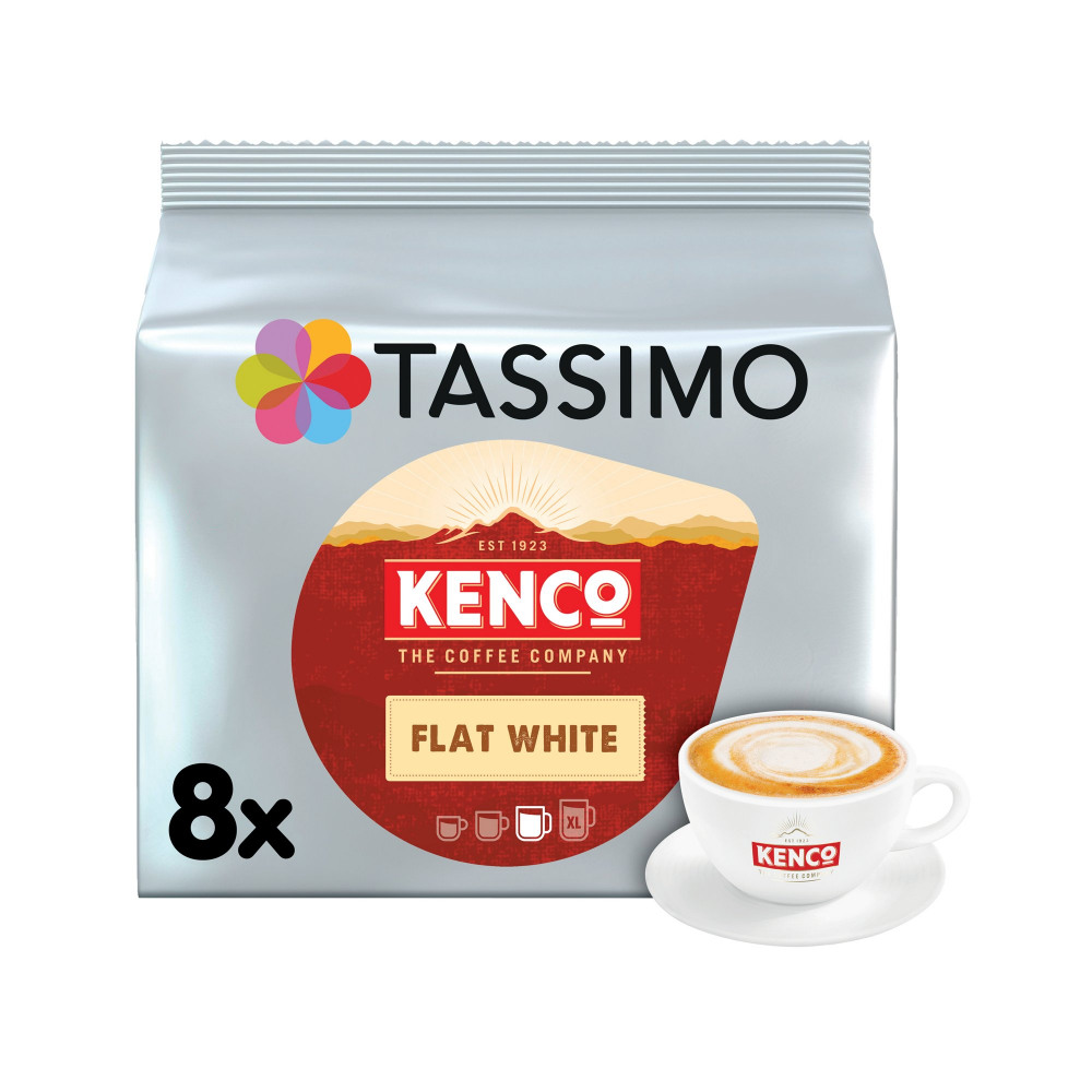 TASSIMO FLAT WHT KENCO 8X5 PODS PK40