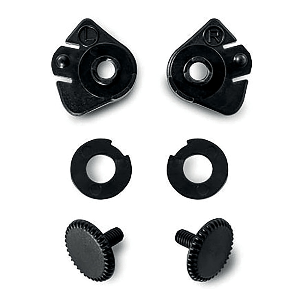KASK VISOR SCREW SET BLACK