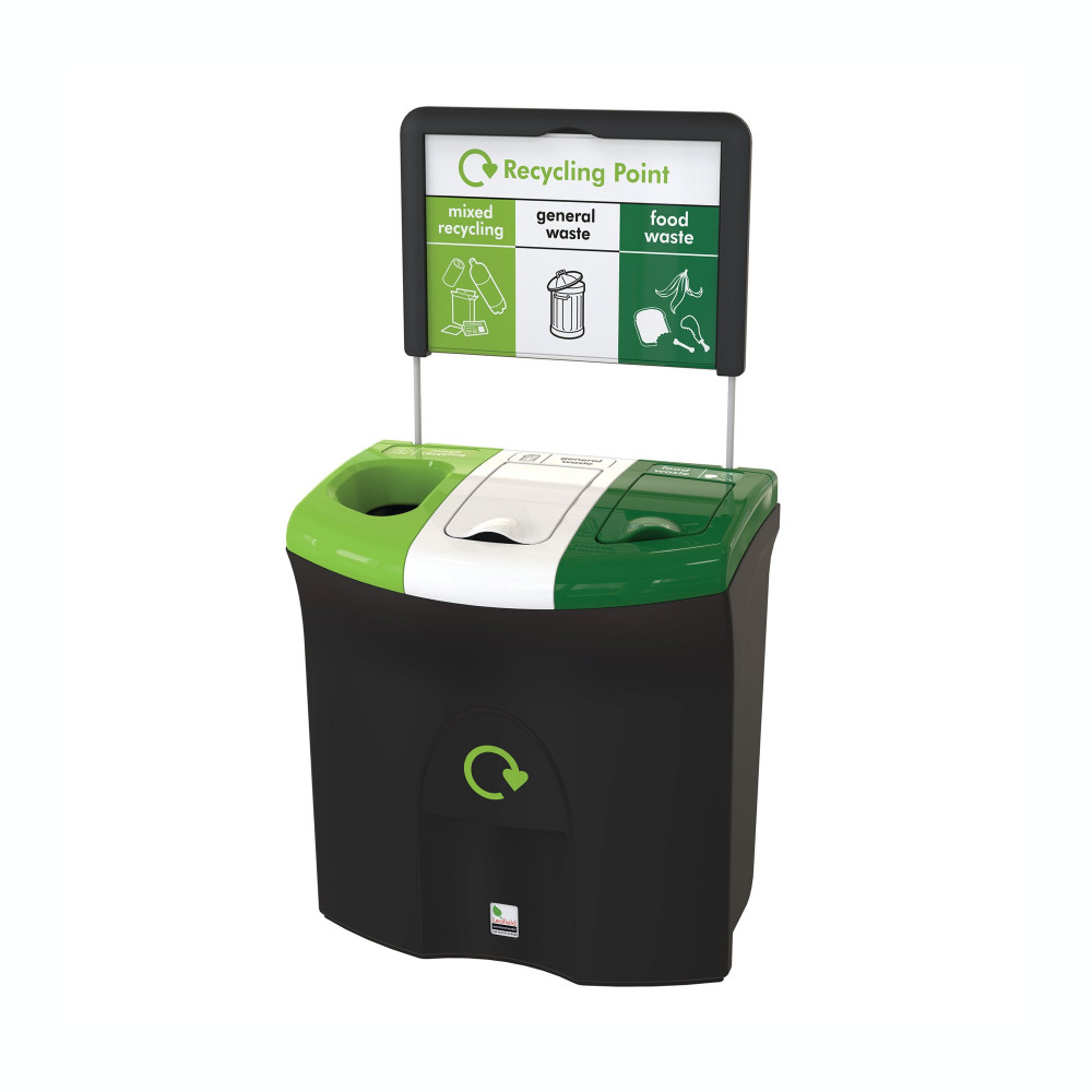 RCY BIN MIX RCYC GEN/FOOD WASTE 87L