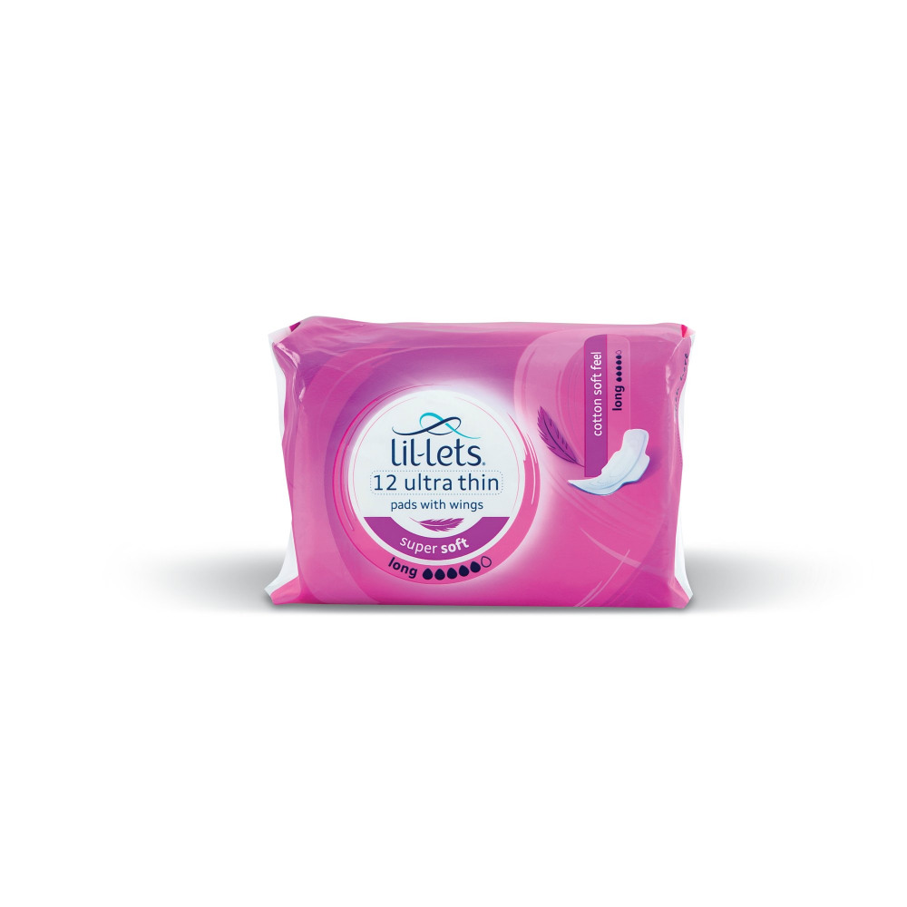 LIL-LETS SUPSFT SAN PAD LNG X12 PK24
