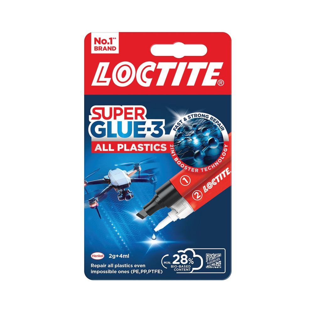 LOCTITE SUP GLUE ALL PLASTIC 2G+4ML
