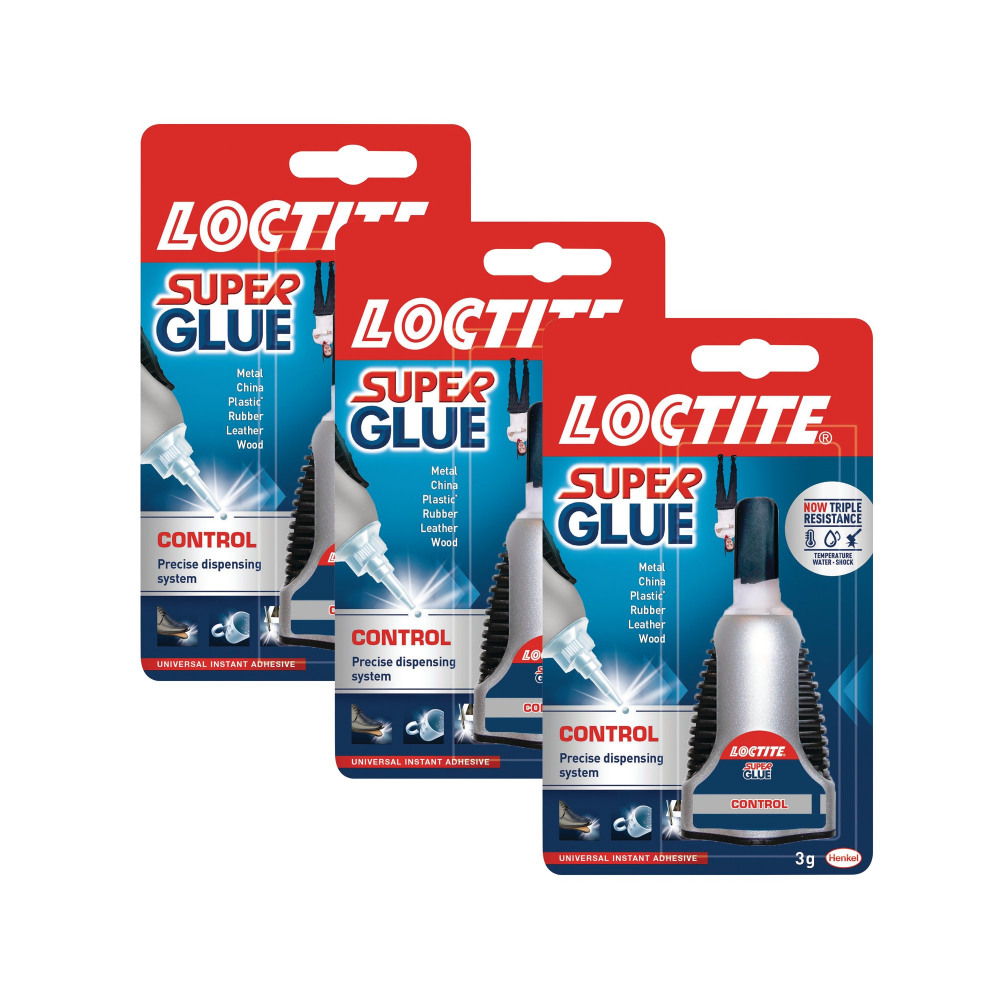 LOCTITE SUPER GLUE CONTROL 4G 3 FOR2