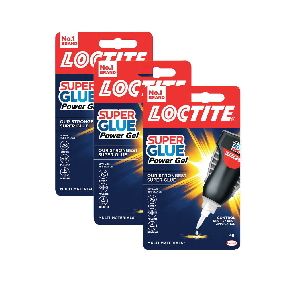 LOCTITE SUPERGLUE POWER GEL 4G 3FOR2